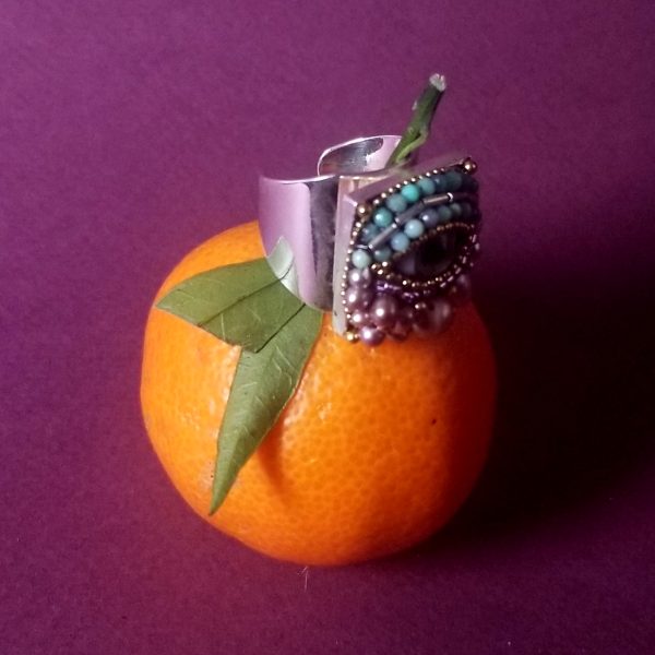 Chevalière, Bague oeil vert, les veilleuses.