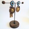 B.O peau tambour grand modèle Peau Tambour, boucles d'oreilles grand modèle.