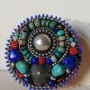 Bague ajustable Bleue-Désert