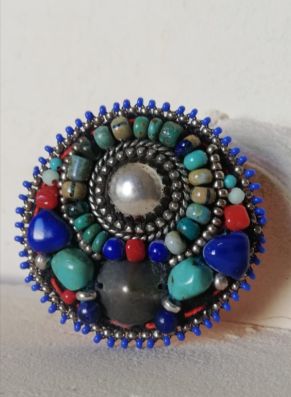 Bague ajustable Bleue-Désert