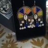Grosse boucles d'oreilles ethniques, sentinelle