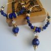 RESERVEE LYNDA, boucles d'oreilles, créoles ethniques lapis lazuli