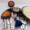 Grosse boucles d'oreilles ethniques, sentinelle