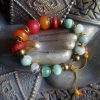 Bracelet Zen, pierres Chrysoprases, unisexe