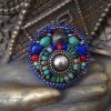 Bague ajustable Bleue-Désert