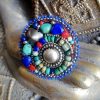 Bague ajustable Bleue-Désert
