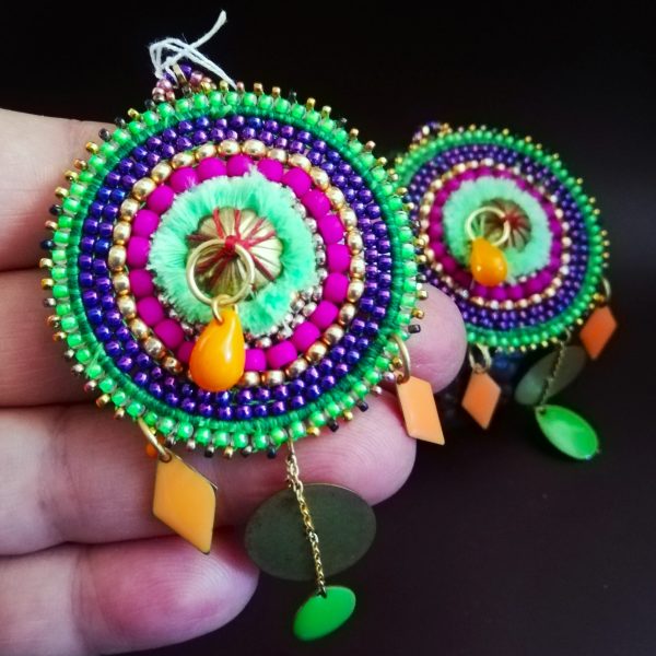 Créoles ethniques couleurs Madras