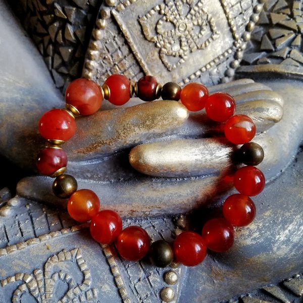 Bracelet Zen, la Cornaline