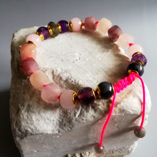 Bracelet Zen Quartz Lavande- Labradorite