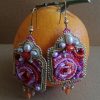 RESERVEES LADY, Boucles d'oreilles : La Rose