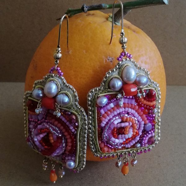 dav RESERVEES LADY, Boucles d'oreilles : La Rose