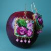 Réservées Laure, La Rose, Boucles d'oreilles