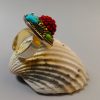 Bague Nomade Takouba corail