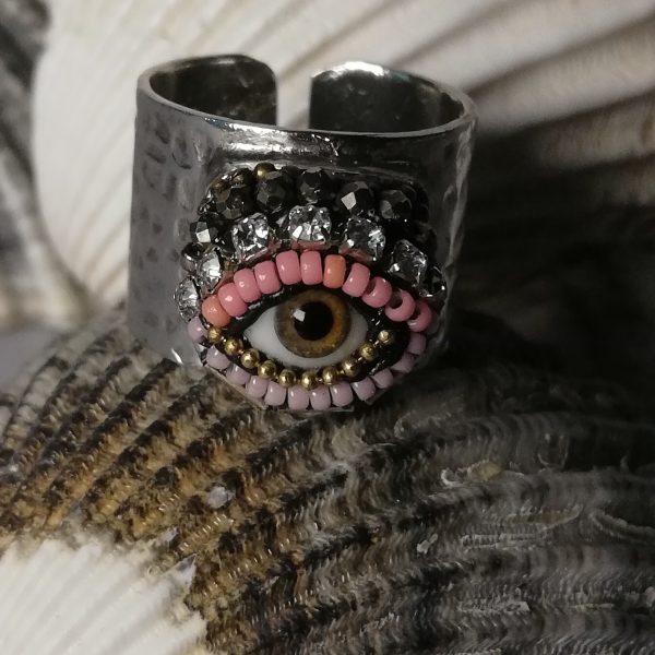 Chevalière, bijou oeil