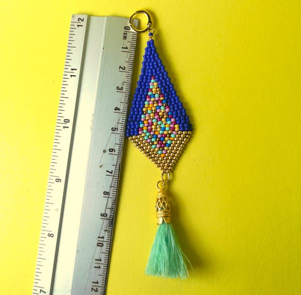Boucles d'oreilles tissées: Ballade Nomade