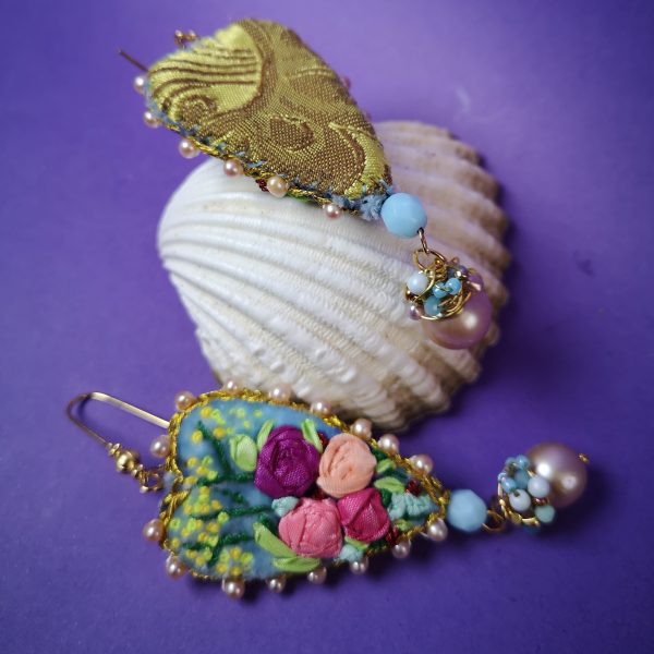 Boucles d'oreilles cœur "Par Amour"