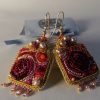 Boucles d'oreilles :La Rose