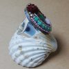 Le choix de Silver, Bague imposante, turquoise verte.