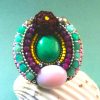 Le choix de Silver, Bague imposante, turquoise verte.